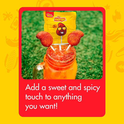 Vero Mango Lollipops Coated with Chili Powder
