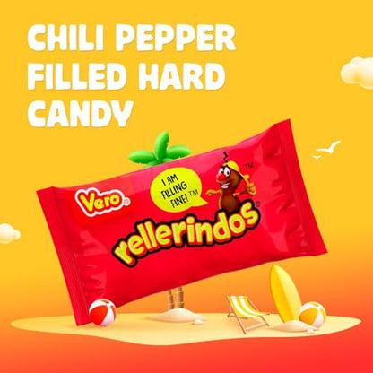 Vero Rellerindos Tamarind Hard Candy, Mexican Candy, 65 Count